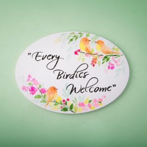 oval welcome boards